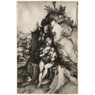 Reproduction of the painting La Pénitence de Saint Jean Chrysostome - Albrecht Dürer