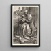 Reproduction of the painting of The Virgin and Child Sitting Near the Wall - Albrecht Dürer