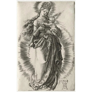 The Virgin with the Starry Crown - Albrecht Dürer — artwork view