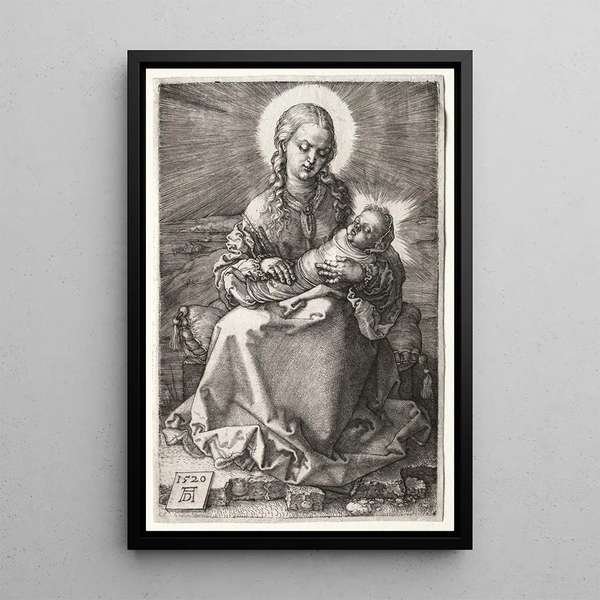 Reproduction of the painting of The Virgin with the Swaddled Child - Albrecht Dürer