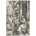 Reproduction of the painting La visite de Saint Antoine à Saint Paul l'Ermite - Albrecht Dürer