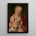 Reproduction of the painting of The Virgin and Child - Albrecht Dürer