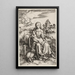 The Virgin and Child with the Monkey - Albrecht Dürer — framed artwork on a wall