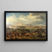 The Battle of Temesvár - Albrecht von Adam — framed artwork on a wall