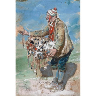 Alceste Campriani - The Souvenir Seller in Montevergine.webp