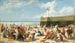 Summer Beach Scene - Alcide Théophile Robaudi — artwork view