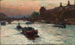 Evening by the Seine study - Aleksander Gierymski — artwork view