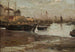 Sketch of a fishing port - Aleksander Gierymski — artwork view