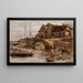 Port à Solec esquisse - Aleksander Gierymski — framed artwork on a wall