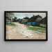 Route à Bronowice - Aleksander Gierymski — framed artwork on a wall