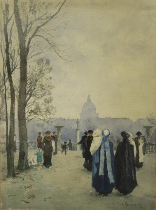 Promenade dans le parc - Aleksander Gierymski — artwork view
