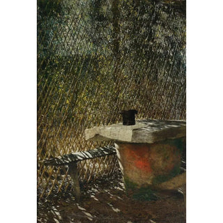 Reproduction of the painting Study for the painting In the summer house with a bowler hat - Aleksander Gierymski