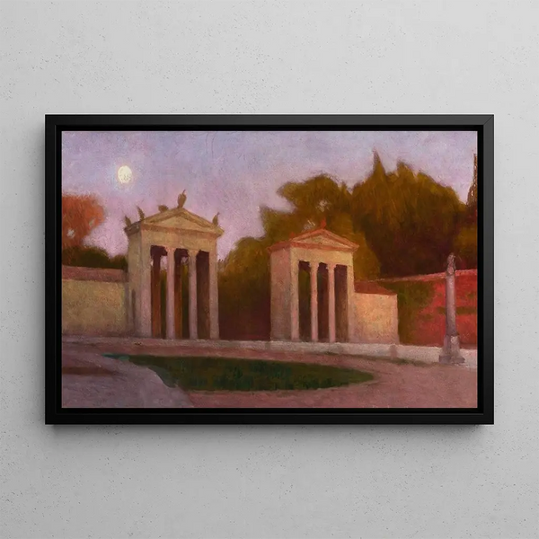 Villa Borghèse Painting - Aleksander Gierymski — framed artwork on a wall