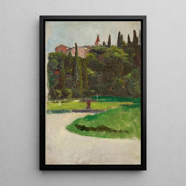 Reproduction of the painting Sketch of Villa d'Este in Tivoli - Aleksander Gierymski