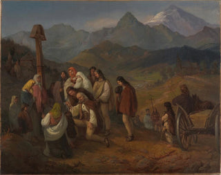 Les funérailles d'un Highlander - Aleksander Kotsis — artwork view