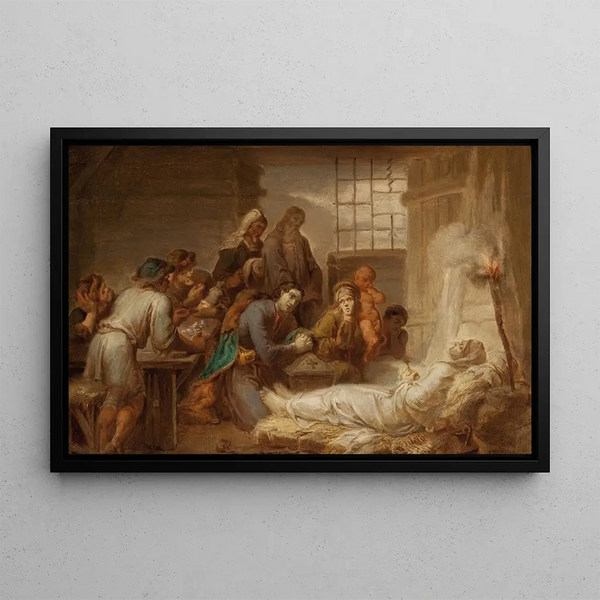 Mort en exil - Aleksander Kotsis — framed artwork on a wall