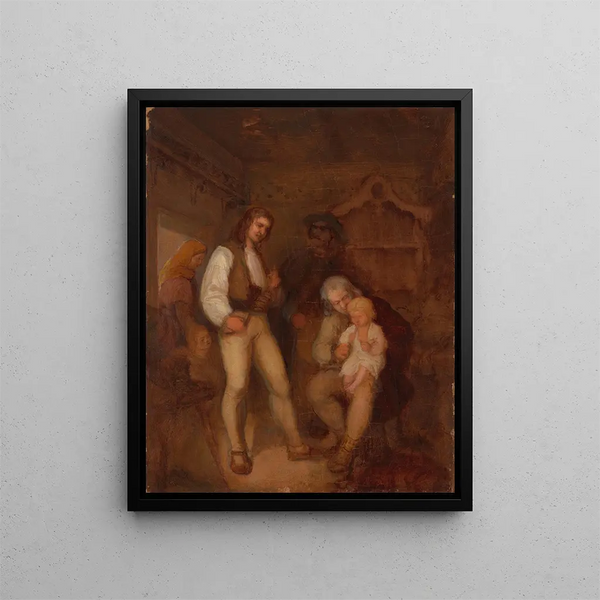 Highlanders Family - Aleksander Kotsis — framed artwork on a wall