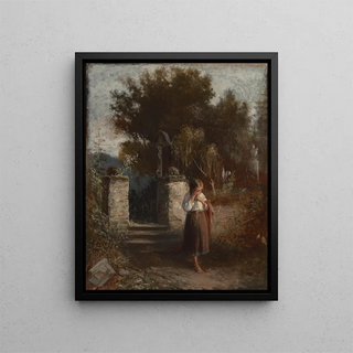 Orphan - Aleksander Kotsis — framed artwork on a wall