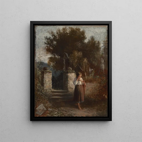Orphan - Aleksander Kotsis — framed artwork on a wall