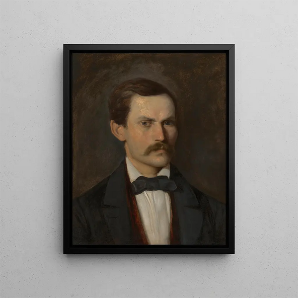 Portrait of Andrzej Dziubandowski - Aleksander Kotsis — framed artwork on a wall