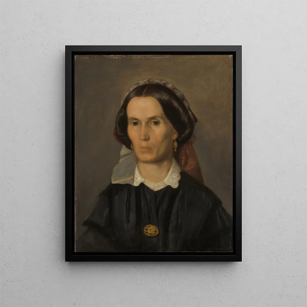 Portrait of Joanna Dziubandowska - Aleksander Kotsis — framed artwork on a wall
