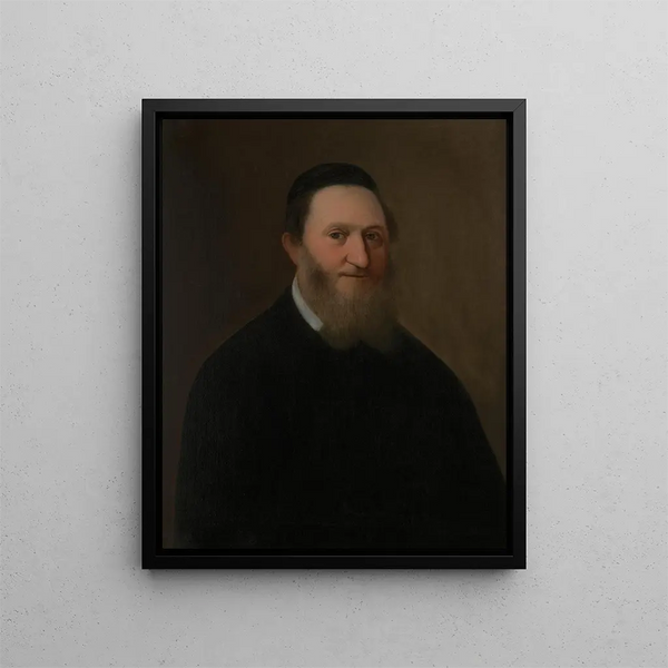 Portrait of Józef Haber - Aleksander Kotsis — framed artwork on a wall
