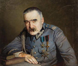 Portrait Painting of Józef Piłsudski - Aleksander Krawczyk — artwork view