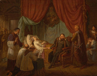 Barbara Radziwiłł's Death - Aleksander Lesser — artwork view