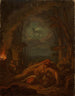 Dream of Gediminas on the Iron Wolf - Aleksander Lesser — artwork view