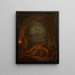 Dream of Gediminas on the Iron Wolf - Aleksander Lesser — framed artwork on a wall