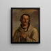 Monk Pilgrim - Aleksander Lesser — framed artwork on a wall