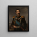 Portrait of Friedrich Berg - Aleksander Lesser — framed artwork on a wall