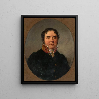 Portrait of Antoni Erazm Makarowicz - Aleksander Ludwik Molinari — framed artwork on a wall
