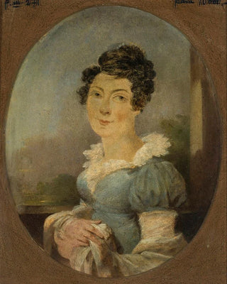 Portrait of Antoni Erazm Makarowicz's wife - Aleksander Ludwik Molinari — artwork view