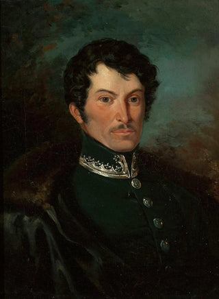 Portrait Painting of Friedrich Christoph Dietrich - Aleksander Ludwik Molinari — artwork view