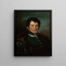 Portrait Painting of Friedrich Christoph Dietrich - Aleksander Ludwik Molinari — framed artwork on a wall