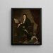 Portrait of Karol Kupriski - Aleksander Ludwik Molinari — framed artwork on a wall