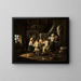 In the Servants' Room - Aleksander Raczyski — framed artwork on a wall