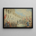 L'empereur dans l'établissement pour les pauvres et les orphelins à Drogovi - Aleksander Raczyski — framed artwork on a wall