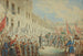 L'empereur dans l'établissement pour les pauvres et les orphelins à Drogovi - Aleksander Raczyski — artwork view