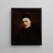 Self-portrait Painting - Aleksander Rycerski — framed artwork on a wall
