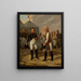 Napoleon and François II after the Battle of Austerlitz - Aleksander Stankiewicz — framed artwork on a wall
