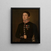 Portrait of a Russian military officer - Aleksander Stankiewicz — framed artwork on a wall