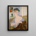 Portrait of a Lady - Aleksander Uurits — framed artwork on a wall