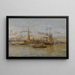 View of Saint Petersburg - Aleksandr Karlovich Beggrov — framed artwork on a wall