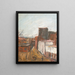 Street scene painting - Aleksandrs Drvi — framed artwork on a wall