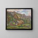 View of the Altai - Aleksandrs Drvi — framed artwork on a wall