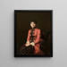 Portrait of a Young Woman - Aleksei Mikhailovich Kolesov — framed artwork on a wall