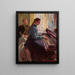 With Piano - Aleksy Nowakowski — framed artwork on a wall