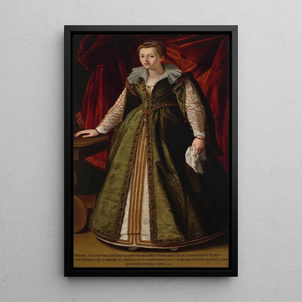 Reproduction of the painting Portrait of Dianora Salviati Marquise Frescobaldi - Alessandro Allori
